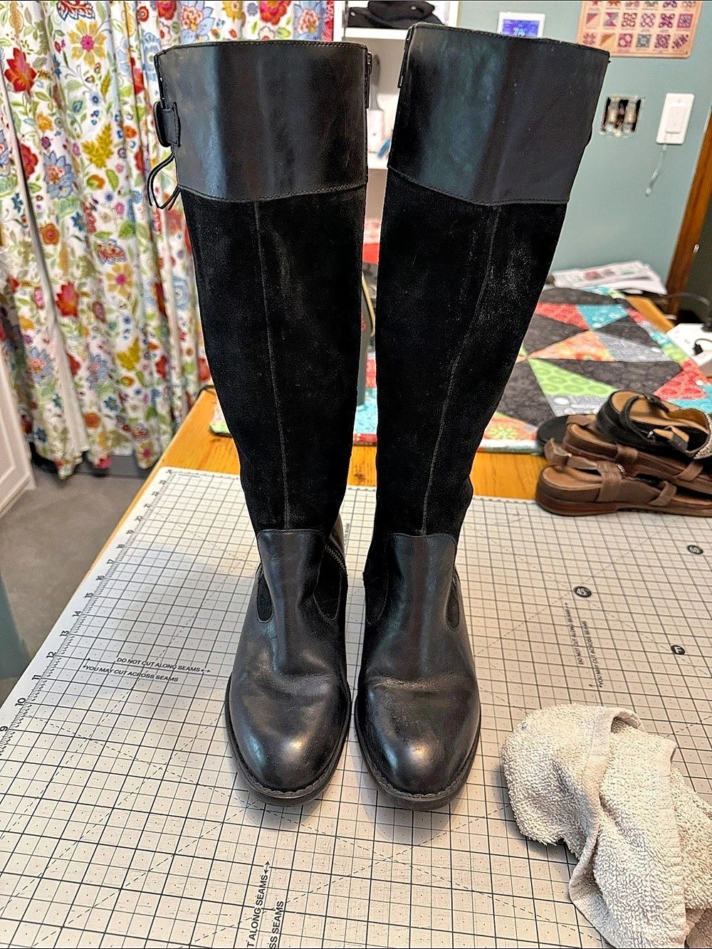 Born Black Over-the-Knee Boots US 10M